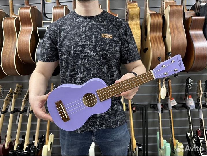 Hampi SBK-Lavender Укулеле сопрано, фиолетовый