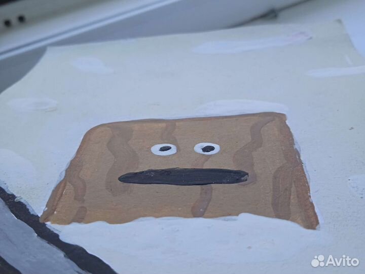 Рисунок акрилом на плотной бумаге 15-11