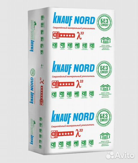 Утеплитель Knauf Nord (экстра-уровень)