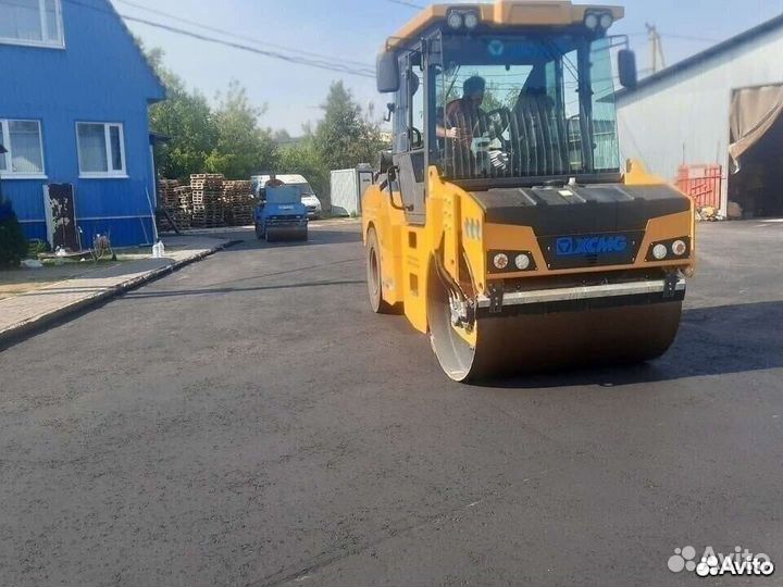 Асфальтирование дорог двора укладка асфальта