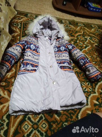 Куртка зимняя на девочку на рост 134
