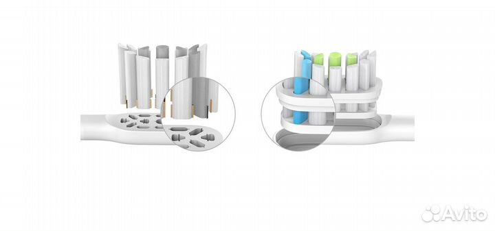 Сменные насадки для зубных щеток Xiaomi Soocas X3U