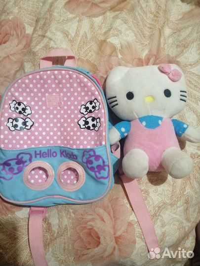 Hello Kitty игрушка+рюкзак