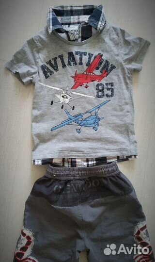 Детские вещи пакетом на мальчика 110 116