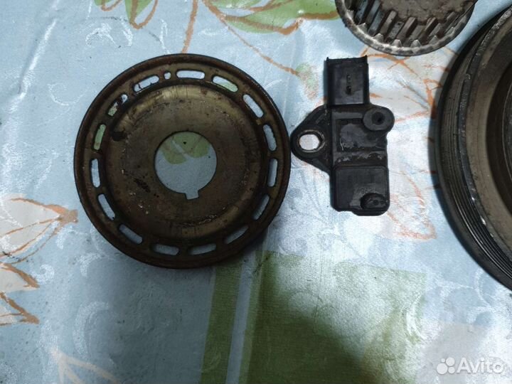 Шкив колнвала ситроен мотор RHC 2.0L