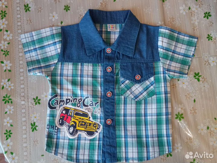 Рубашка на мальчика 80 размер