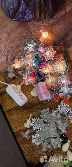 Елочная гирлянда СССР 6 шт лот