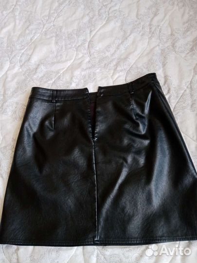 Кожаная юбка