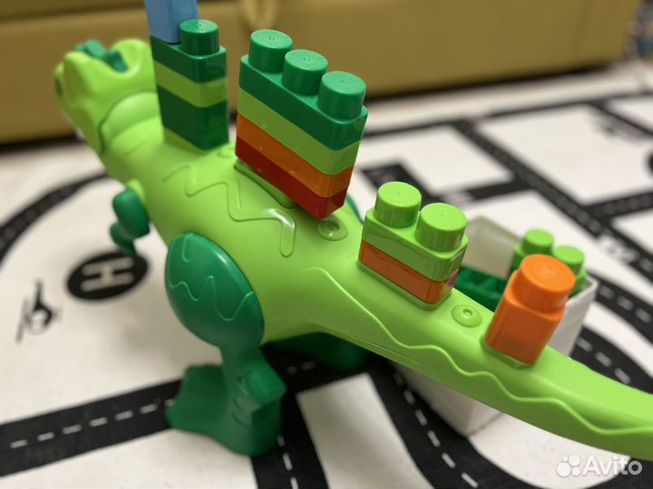 Конструктор Molto Blocks динозавр, 30 деталей