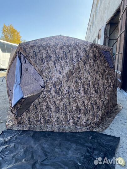 Палатка 360/360 зимн трехслойная автомат