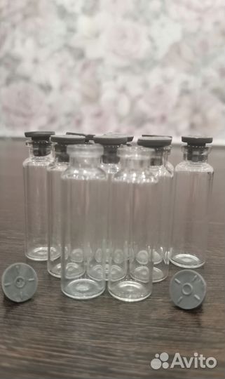 Набор стеклянных баночек для творчества