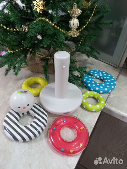 Elcигрушка 2в1 ELC Пирамидка