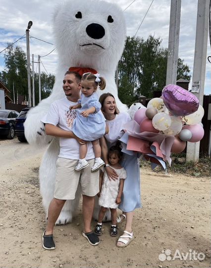 Поздравление от белого мишки