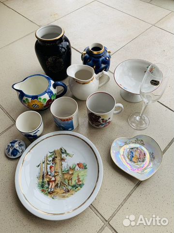 Посуда Кузнецов СССР гдр лфз Гжель BOhemia Kahla