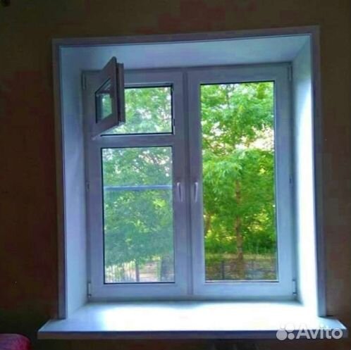 Пластиковое окно новое с установкой