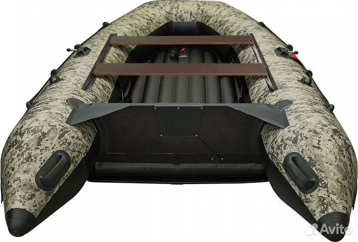 Лодка Smarine AIR Standard 380 (зелен.пикс./черн.)