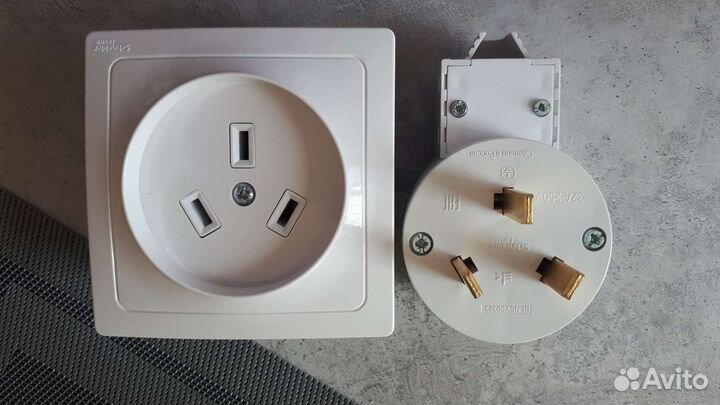 Розетка+вилка для плиты встраиваемая