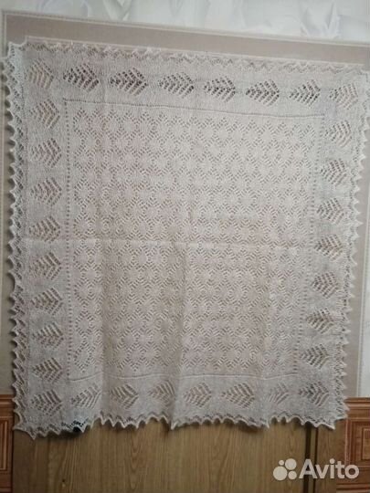 Пуховый платок паутинка