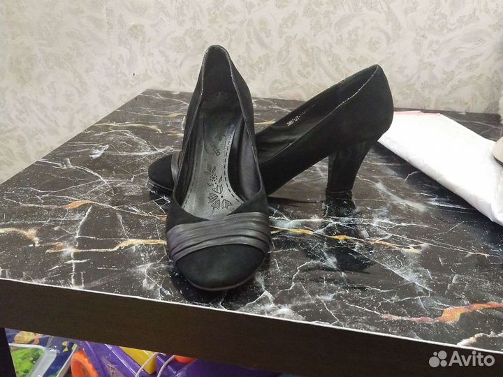 Туфли женские натуральная замша