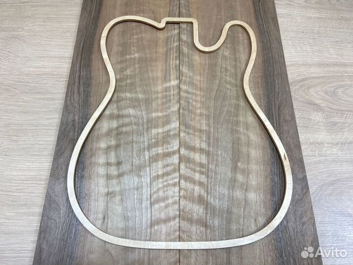 Топы для гитар, Клён Волнистый, Кап Тополя