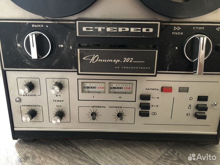 Катушечный магнитофон Юпитер 202