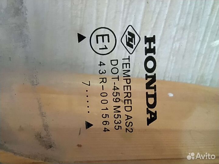 Стекло двери левое honda fit, jazz