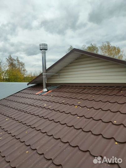 Монтаж дымохода вентиляция