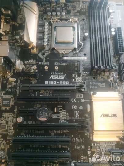 Intel icore i3 6100+b150 Asus