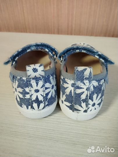 Кеды/туфли детские для девочки Котофей 24 размер