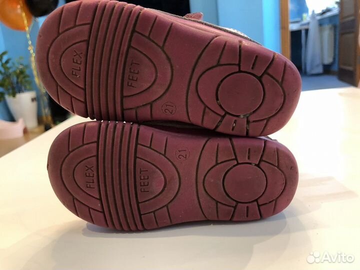Ботинки для девочки 21 размер
