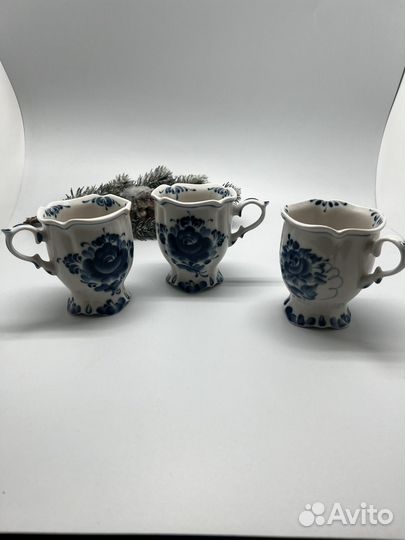 Бокал гжель 