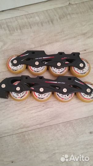 Коньки 2 в 1 раздвижные 29-32