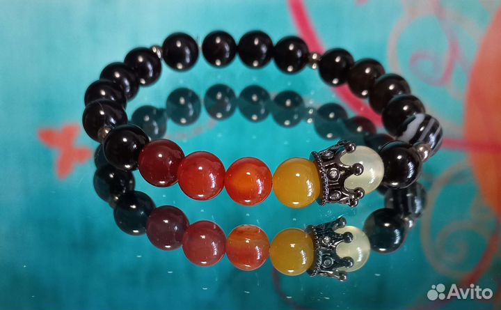 Браслет женский из агата