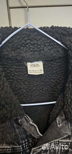 Джинсовая куртка мужская zara