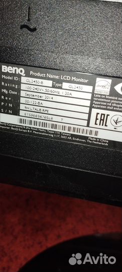 Монитор BenQ GL2450 24