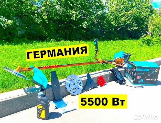 Триммер бензиновый kroff 5500 (2T)