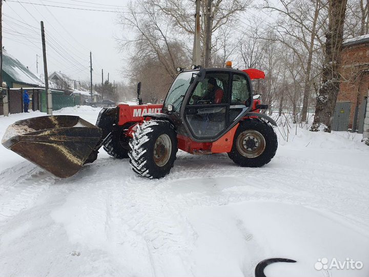 Телескопический погрузчик Manitou MLT-731, 2011