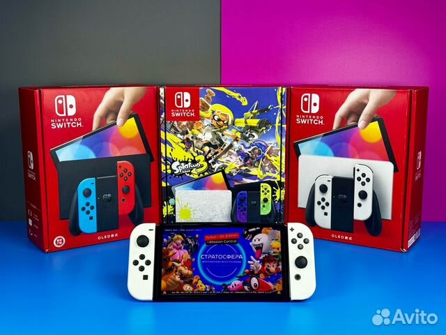 Nintendo Switch Oled прошитая Picofly (New)