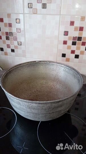 Казан алюминиевый 6 Л, с крышкой