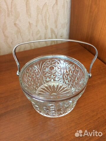 Конфетница/ведёрко хрусталь СССР