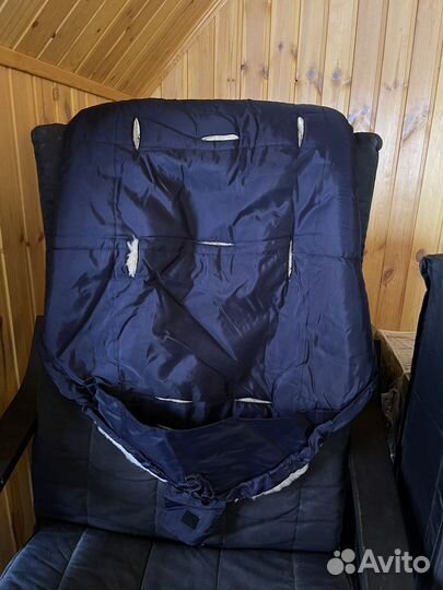 Зимний конверт в коляску на овчине