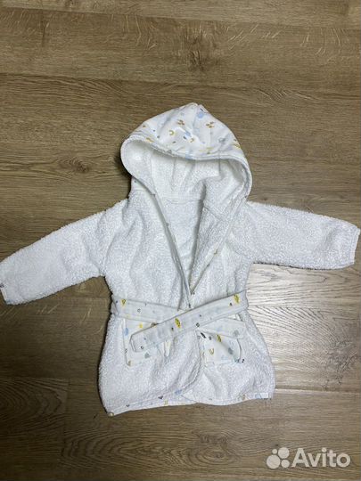 Детский махровый халат 80