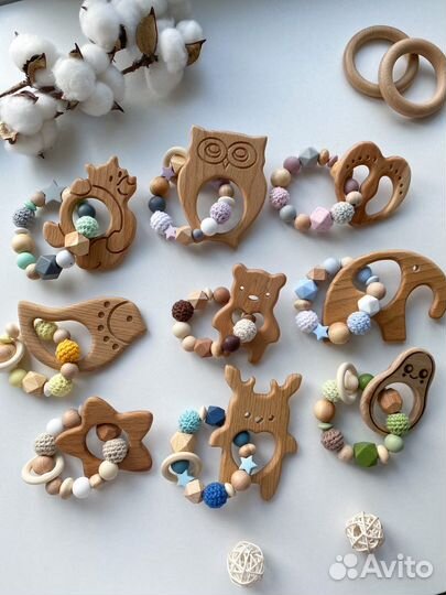 Деревянные грызунки