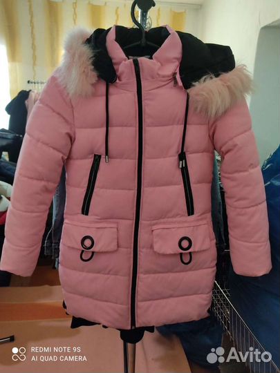 Зимняя куртка На девочку 140