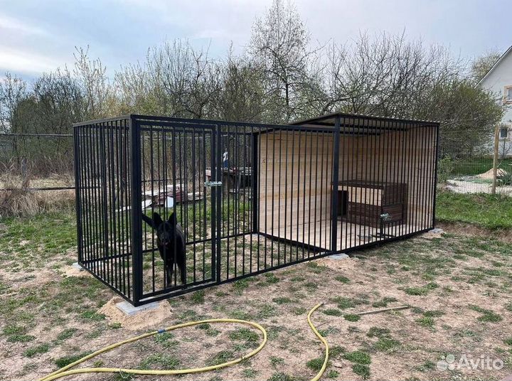 Вольер для собак опыт 6 лет