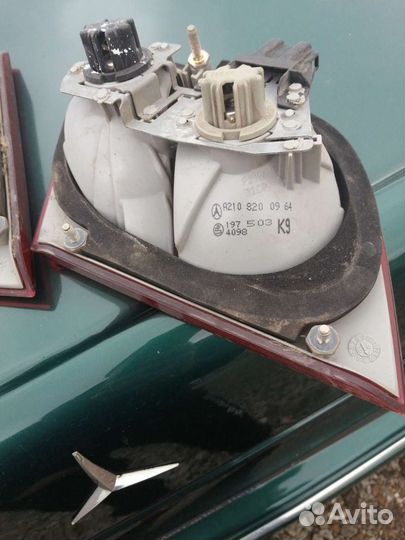 Фонари в крыжку багажники w210