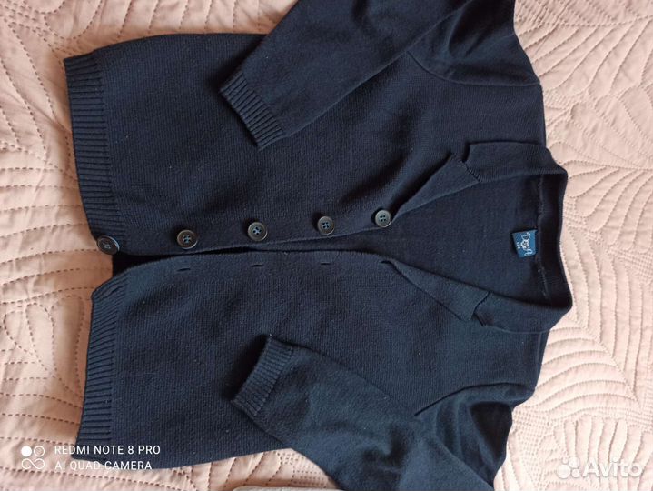 Школьные брюки, пуловер, кардиган 134-140