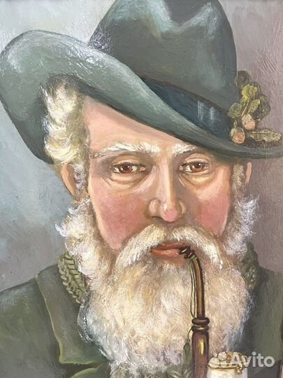 Картина маслом на дереве 