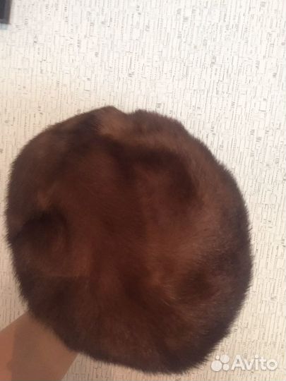 Шапка норковая женская