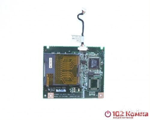 Плата картридера со шлейфом для ноутбука Acer Aspi